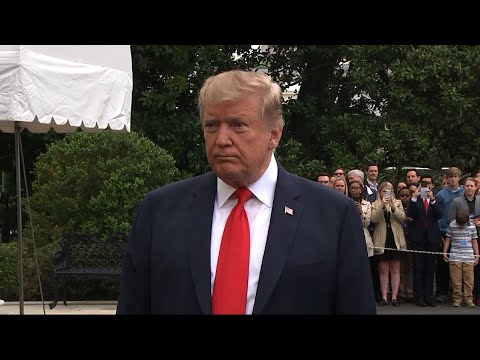 President Donald Trump is urging Americans to get vaccinations to prevent the spread of measles. Trump, speaking at the White House on Friday, also said that he feels "young" and "vibrant" at age 72 and thinks he can beat Joe Biden "easily." (April 26)