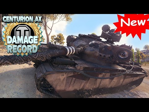 New "Centurion AX" damage world record to beat - World of Tanks