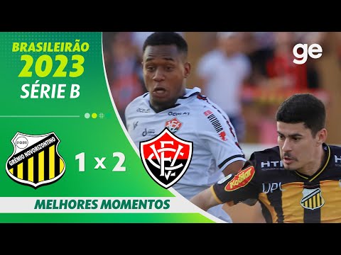 Gols e lances de Grêmio Novorizontino x Vitória