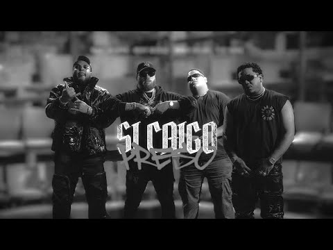 Miky Woodz, Tivi Gunz, Damn Goldo & Martin Lora - Si Caigo Preso (VIDEO LETRAS/LIRYCS OFICIAL)