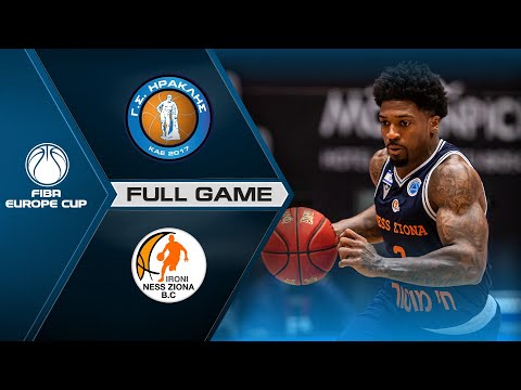 Quarter-Finals: Iraklis BC v Ironi Ness Ziona | Full Game - FIBA Europe Cup 2020-21