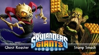 SKYLANDERS GIANTS - Ghost Roaster VS. Stump Smash (VERSUS)