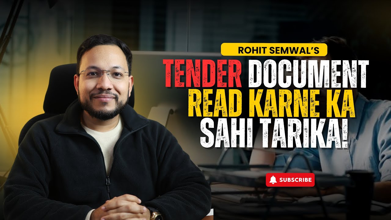 Stop Getting Disqualified! The Right Way to Read GeM Tender Documents.