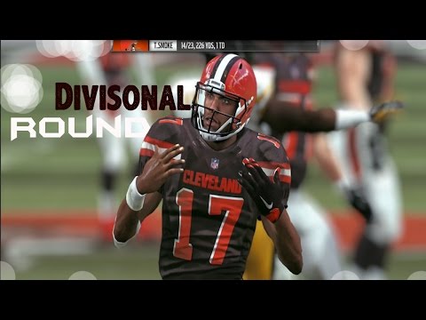 Madden 17 Career Mode "QB" Saving the Browns Episode 16 Playoffs Football
