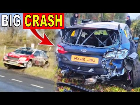 BIG💥CRASH 🇮🇪 Galway International Rally 2026 | FLAT OUT IRISH TARMAC | Day 2 Highlights