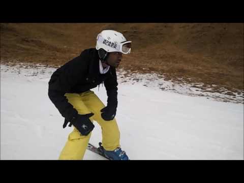 Arun bachatero in a Ski race