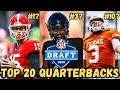 Ranking The Top 20 QUARTERBACKS in The 2025 NFL Draft | Pre-Season Rankings
