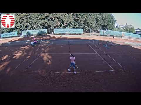 Starečková vs. Válková R48 kurt 3 28 9 2018 TC Chrudim A5 Cup 2018 starší žačky