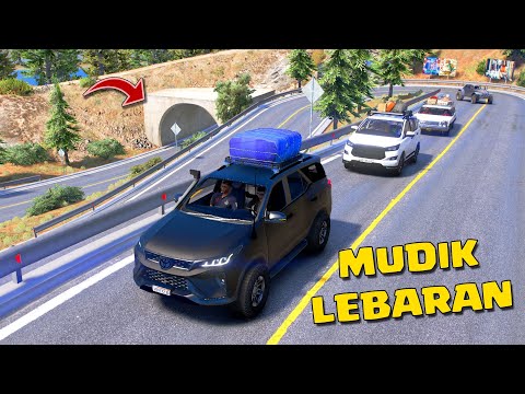 MUDIK LEBARAN JALUR TANJAKAN DAN BERBELOK SERU DI GTA 5