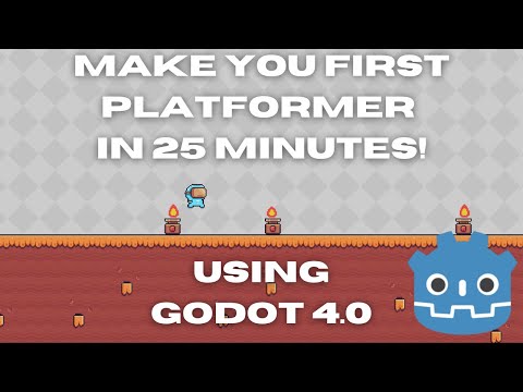 Create you first Platformer game! || less than 20 lines of code! - Godot Engine Tutorial 2D