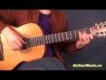 Вальс в ритме дождя - как играть на гитаре - Перебор 2 (упрощенный вариант) 