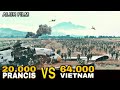 OPEN BATTLE 64 000 Vietnamese Troops VS 20 000 French War Movie Storyline