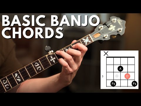 BASIC BANJO CHORDS // Beginner 5-String Banjo Lesson