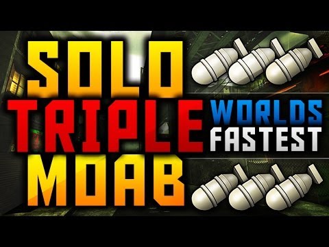 WORLDS FASTEST SOLO TRIPLE MOAB ON MODERN WARFARE 3!