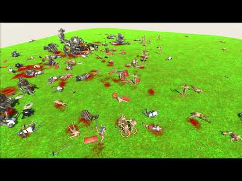 Ape Army vs Ancient Human Army - Animal Revolt Battle Simulator