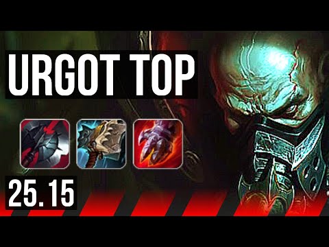 URGOT vs JAX (TOP) | 11/2/4, Legendary | KR Grandmaster | 25.15