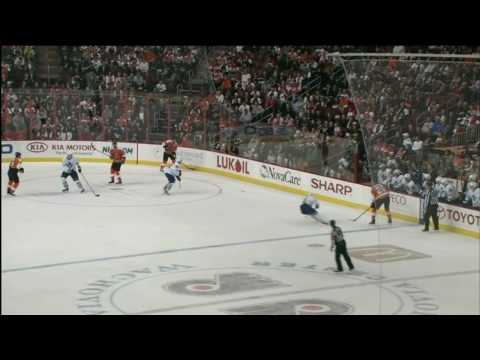 TOR 0 @ PHI 1 - Jeff Carter Scores - 100307