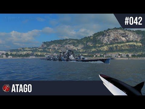 World of Warships mit dem Shark #042 mit der Atago gegen 6er und 7er