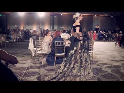 Celestino Garments moving in action at the Ballet Austin Fete fashion show 2019