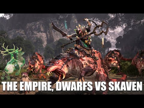 Best Total War | THE EMPIRE, DWARFS VS SKAVEN | FINAL GOUNCH  | TOTALWAR WARHAMMER 3 Cinematic