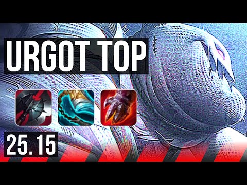 URGOT vs YASUO (TOP) | 11/3/8, Dominating | KR Master | 25.15