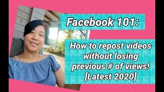 Repost your Facebook videos without losing the # of views [latest 2020]