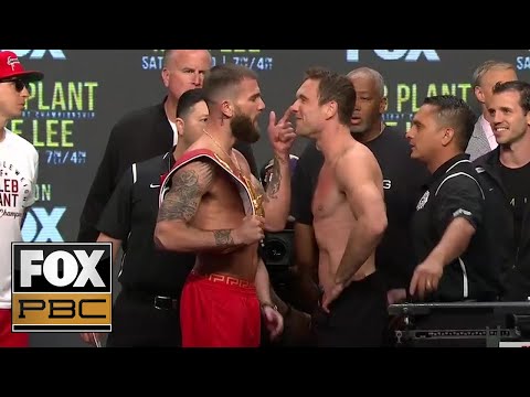 Caleb Plant and Mike Lee both make weight for their title fight | WEIGH-INS | PBC ON FOX