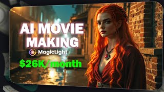 How to Make Movies with AI & Earn Passive Income | MagicLight AI Guide 2025