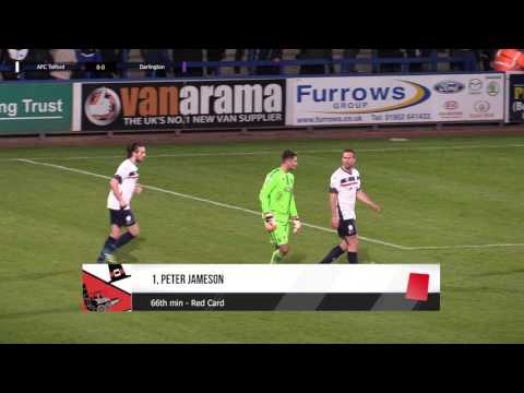 AFC Telford 2-0 Darlington - Vanarama National League North - 2016/17