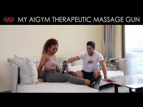 See how this sweet couple using Myaigym THERAPEUTIC MASSAGE GUN after workout