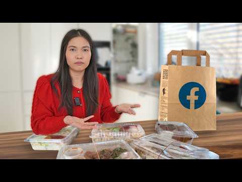 I'm testing food from Facebook groups (risky).