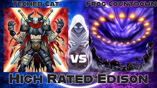 Teched Cat Synchro vs Frog Countdown Smokescreen - High Rated Edison Yu-Gi-Oh!