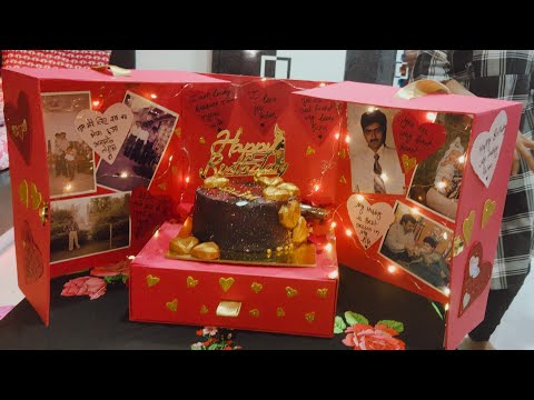 Surprise box for husband❤️❤️ ❤️dry fruit cake made by Amrin jummani @Amrinjummanirecipe