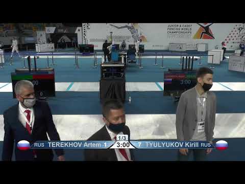 Cairo Worlds 2021 JMS - L8 - Terekhov RUS v Tyulyukov RUS