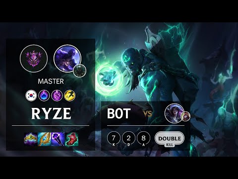 Ryze Bot vs Kai'Sa - KR Master Patch 11.24b