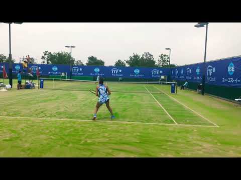 (本戦)久留米市ユー・エス・イーカップ国際女子テニス2018 Musa Eguchi vs Ksenia LYKINA