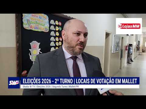 [AO VIVO] ELEIÇÕES 2026 - SEGUNDO TURNO | Confira como estão os locais de votação em Mallet