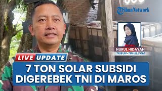 Penyelundupan Solar Subsidi Digagalkan! 7 Ton BBM Diamankan TNI di Maros