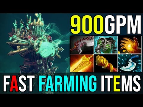 7Min MIdas [Wraith King] Items Build For Fast Farming 900+GPM Immortal Rank 7.18 | Dota 2 FullGame