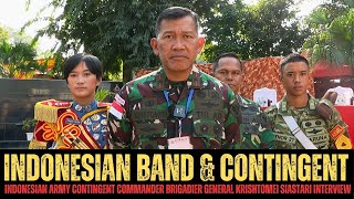 Download lagu Head of Indonesian Army Contingent Brig Gen Krishtomei Siastari on Republic Day Parade 2025 mp3