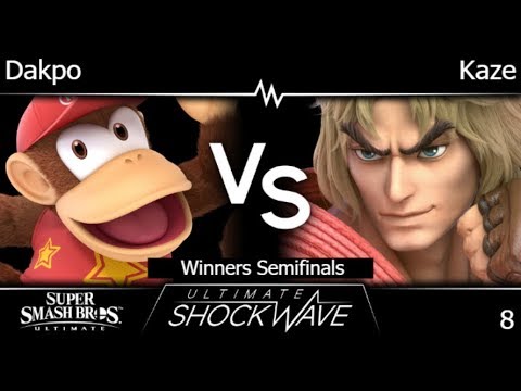 USW 8 - TLOC | Dakpo (Diddy) vs Kaze (Ken, Toon Link) Winners Semifinals - SSBU