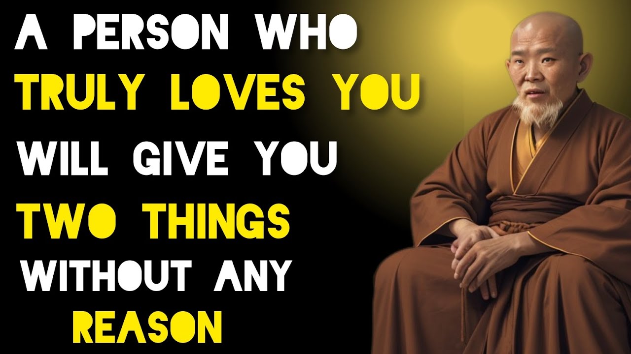 A Person Who Truly Loves You Will Give These 2 Things - Zen And Buddhism Teachings.