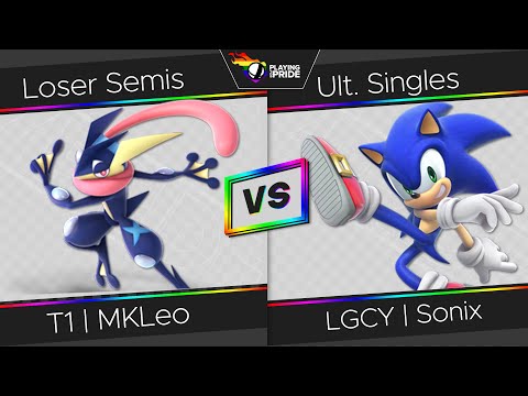 Playing for Pride: T1 | MKLeo (Greninja) Vs LGCY | Sonix (Sonic) Loser Semis