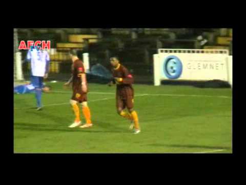 Cray Wanderers 1 AFC Hornchurch 2 (16 Jan 11) - Sterling goal