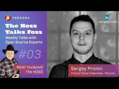 Kubernetes Operators and the Latest Trends in the Database Space - Percona Podcast 03