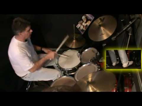 Beginner Drum Lesson - Eighth Note Rock 1 With Drum-Fill