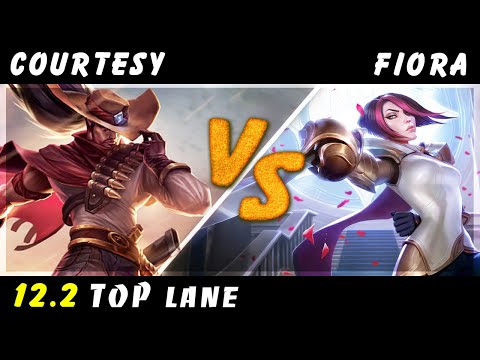 Courtesy - Yasuo vs Fiora TOP Patch 12.2 - Yasuo Gameplay