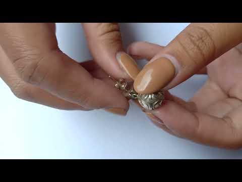 Sterling Silver, Chime Ball, Push Back Earrings ER 1141