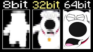 Brian Jumpscare, every time with more bits