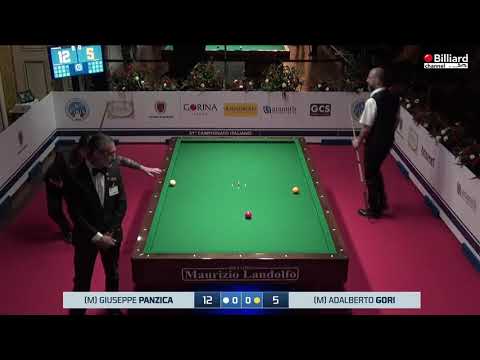 Gori Adalberto VS Panzica Giuseppe Gonario - 21° Campionato Italiano Sanremo